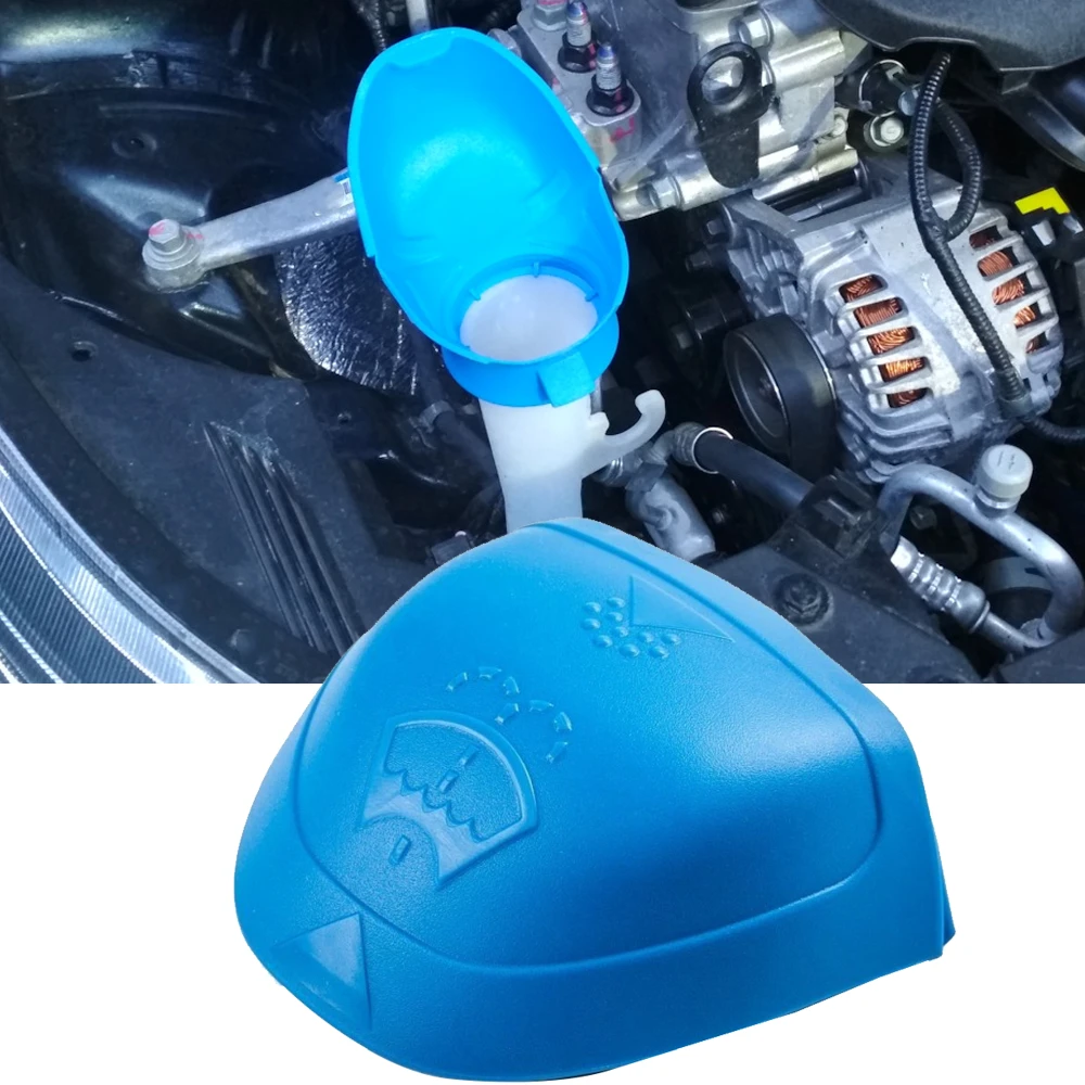 Car Windshield Wiper Washer Fluid Reservoir Cover Cap For Skoda Fabia