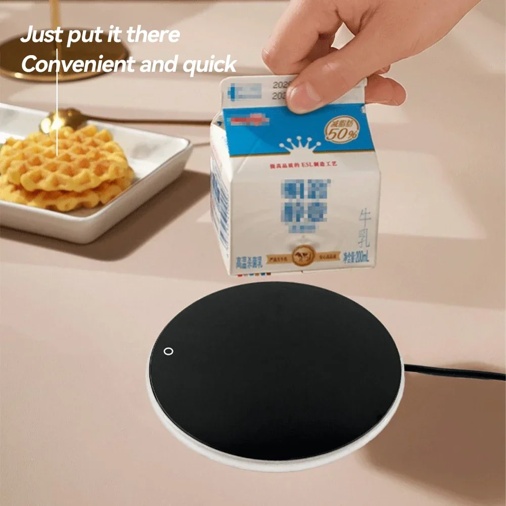 Coffee Cup Heater Mug Warmer USB Heating Pad Electic Milk Tea Water Thermostatic Coasters Cup Warmer For Home Office Desk DC 5V