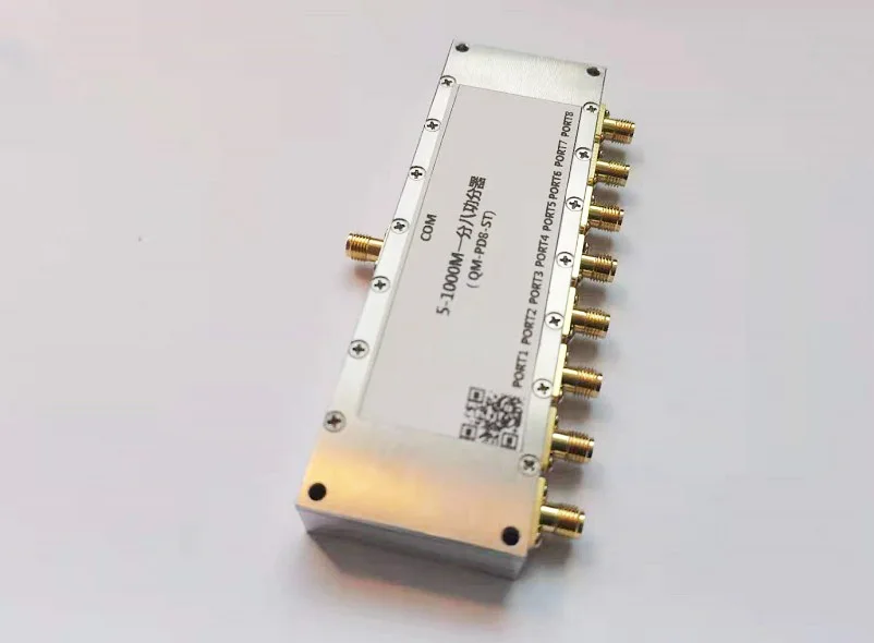 

5-1000 м 1 / 8 делитель мощности VHF UHF делитель мощности комбайнер 1 / 8 распределитель сигнала комбайнер