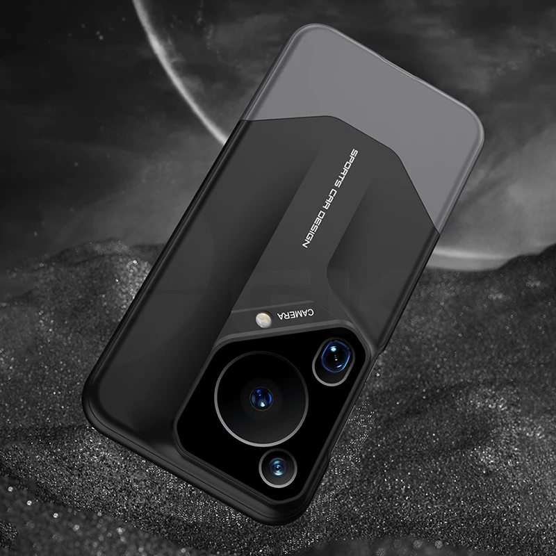 Shockproof Plastic Supercar Style Case For Huawei Pura 70 Ultra Pro Plus 2 in 1