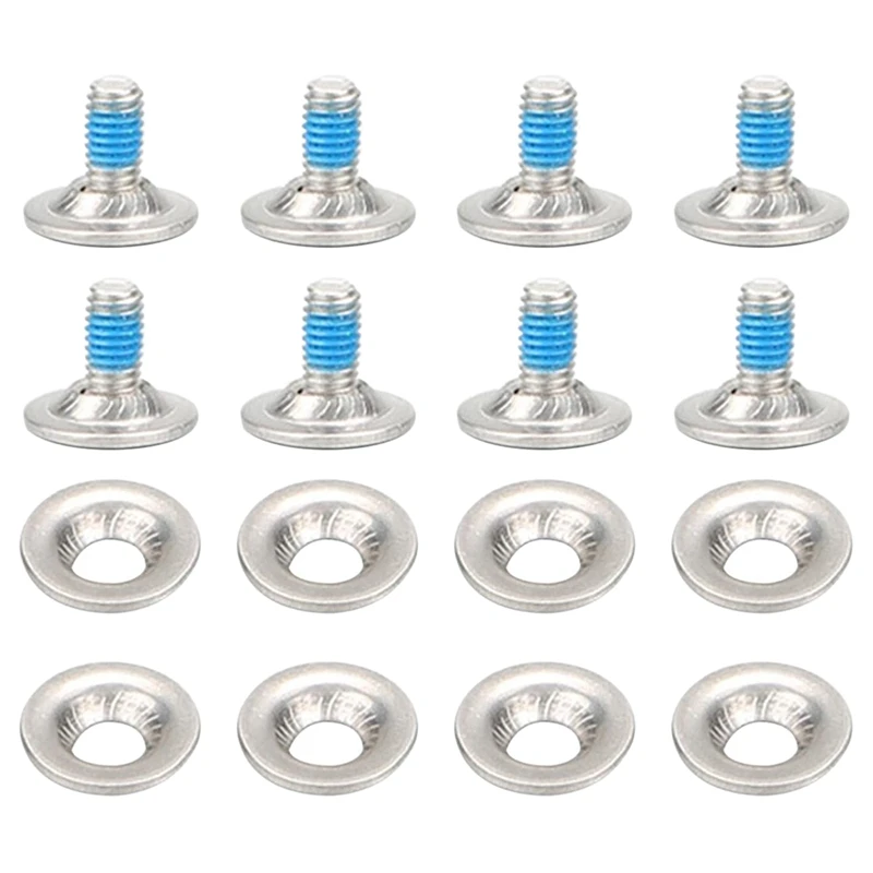 8Pcs/Set Snowboard Binding Screw Set, Snowboard Mounting Screws With
