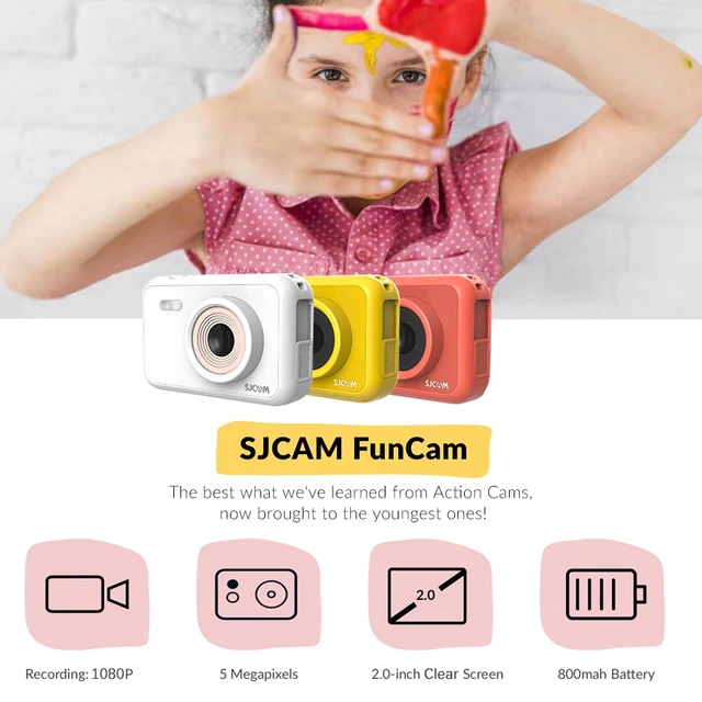 CAMARA INFANTIL SJCAM FUNCAM 12MP 1080P BLUE SKY - Mapy