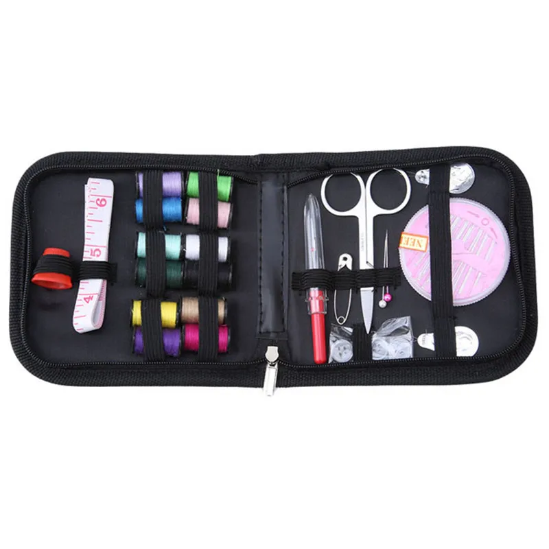 Organizador Costura Com 2 Divisórias - Bolsa Portátil Para Materiais De Costura