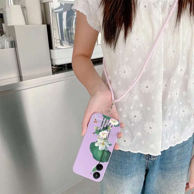 Elegant Lotus Silicone Phone Case - Stylish and Durable Cover