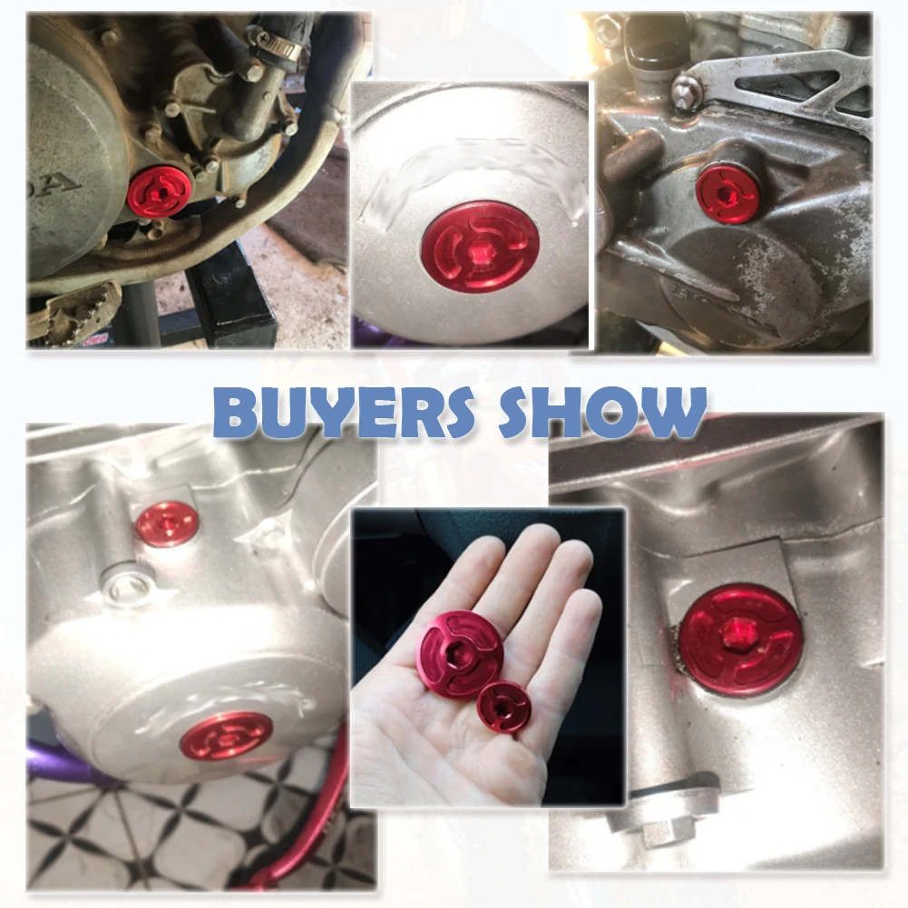 Engine Timing Plug Cover For Honda CRF 250R 450R 450X 230F 250L 250M 250 Rally 1000L XR 250 400 Motard Baja TRX 400EX 450ER motorcycle engine cover