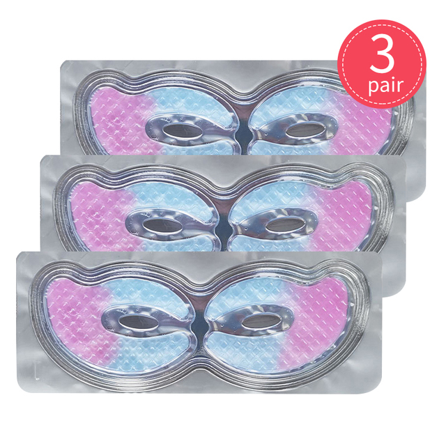Crystal Collagen Anti-Wrinkle Eye Mask Anti Aging Moisturizing Eye Care Gel Eye Patches Anti Eye Bags Dark Circle
