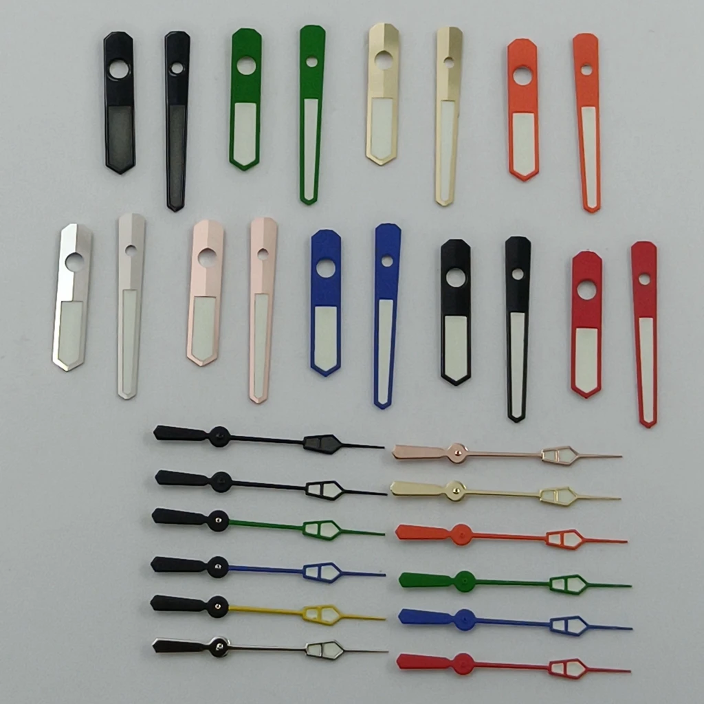 Luminous Multicolor Watch Hands in Premium Metallic Shades