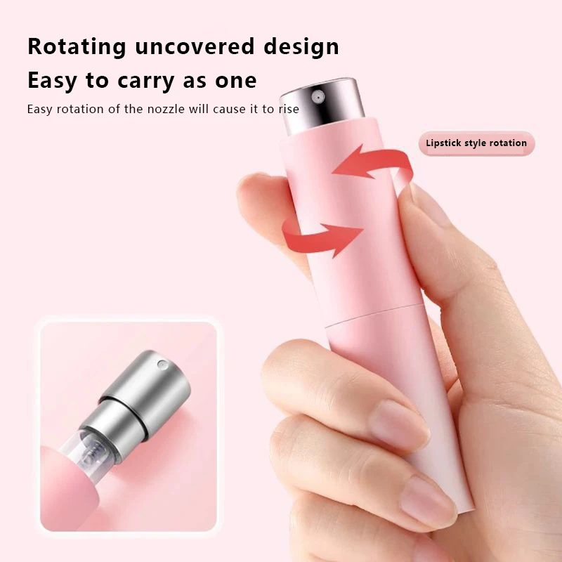 New 8ml Perfume Atomizer Portable Liquid Container For Cosmetics Traveling Mini Spray Bottles Empty Perfume Refill Bottle