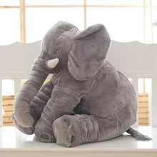 

Elephant doll plush toy comforts pillow sleeps with baby dol