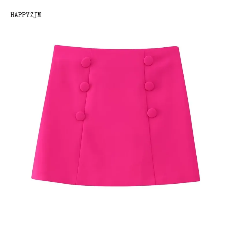 

2023 New Women Unique Button Decoration Mini Versatile Half Skirt Spring/Summer Fashion High Street Elegant Slim Fit Half Skirts