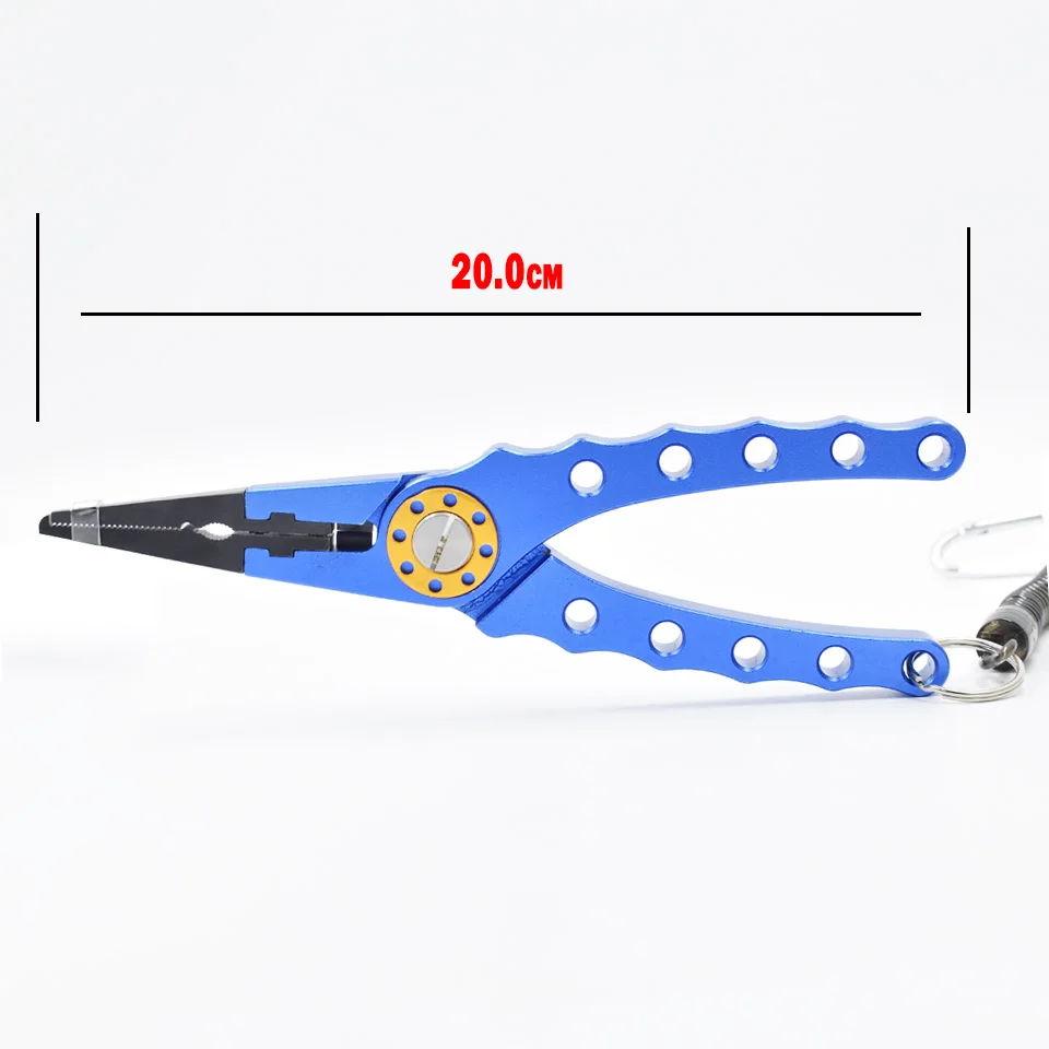 Fishing Pliers Aluminum Alloy scissors Hook Remover 150g 20CM Fishing Tools Line Cutter Multifunctional Knot Equipment