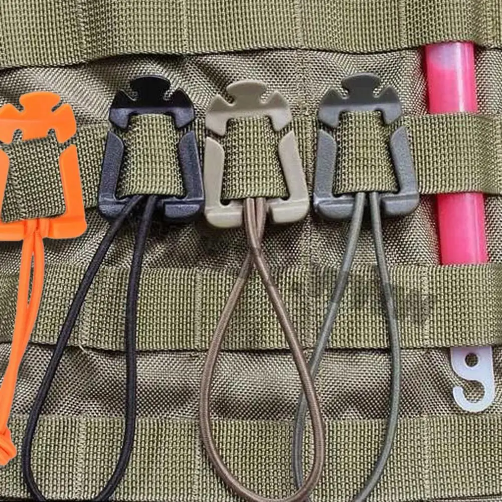 

4Pcs Backpack Buckle Waterproof Strong Load Bearing Anti-lost Tear-resistant Carabiner Fastener Securing Clip for Outdoor