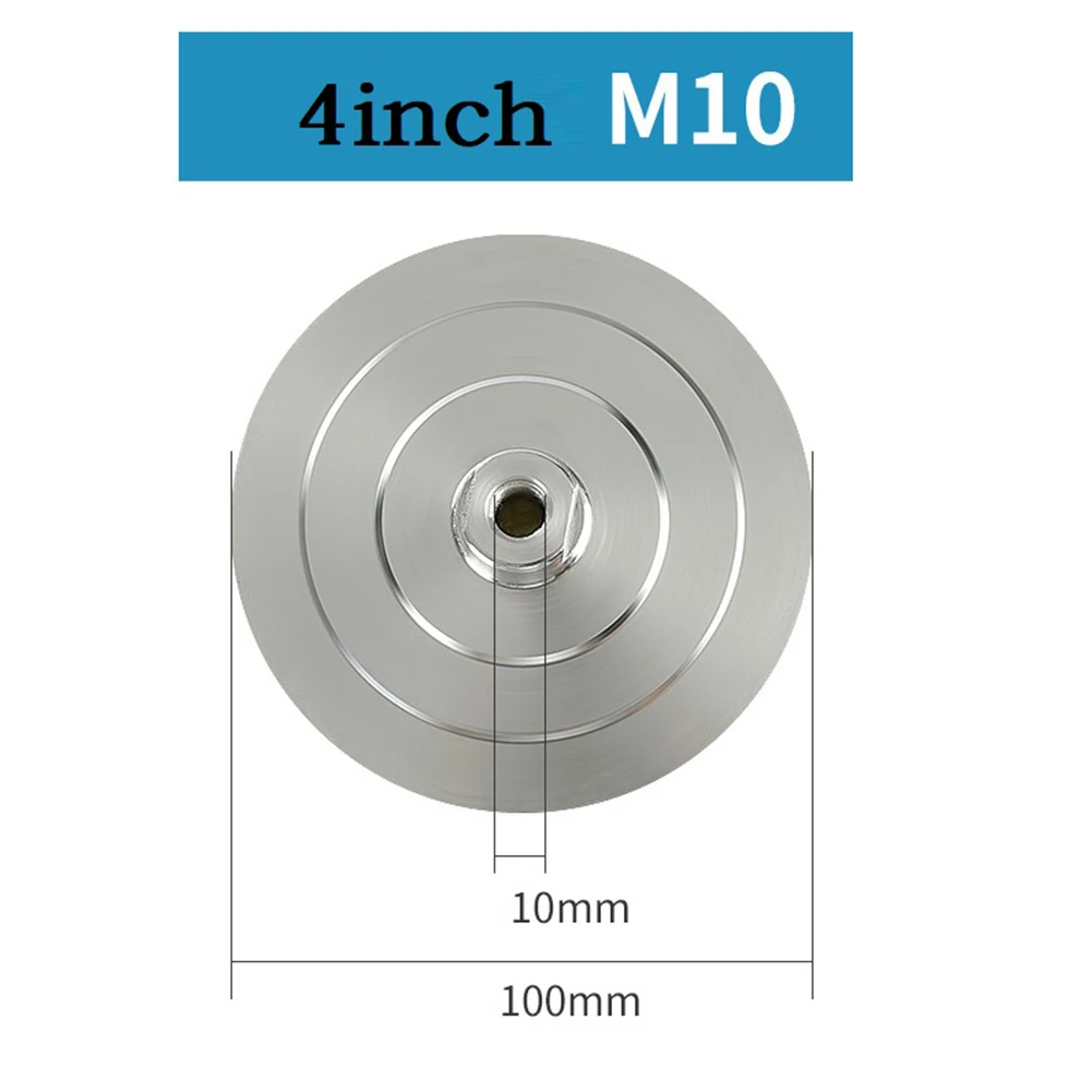 Heavy Duty For All 80/100mm Sander/polishing Machines Polishing Pad Abrasives Aluminum Base Diamond 1pcs 3\