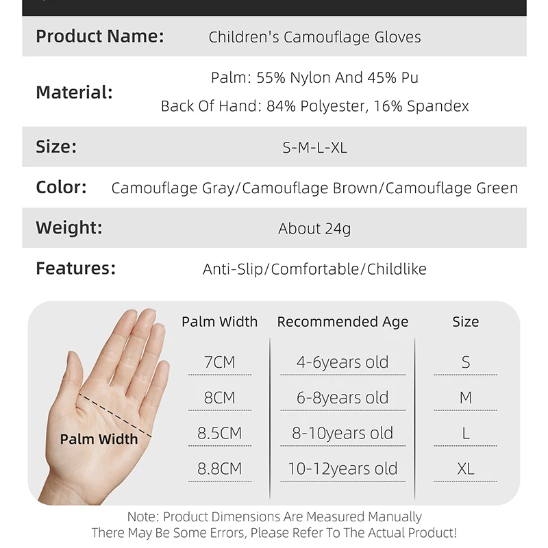 WEST BIKING Children's Gloves Kids Half Finger Gloves Anti-slip Comfortable Cycling Running Gloves for Boys Girls Outdoor Sports 6