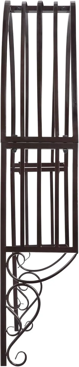 FZ91579 Thornbury Ornamental metal Garden Window Trellis, Set of 2