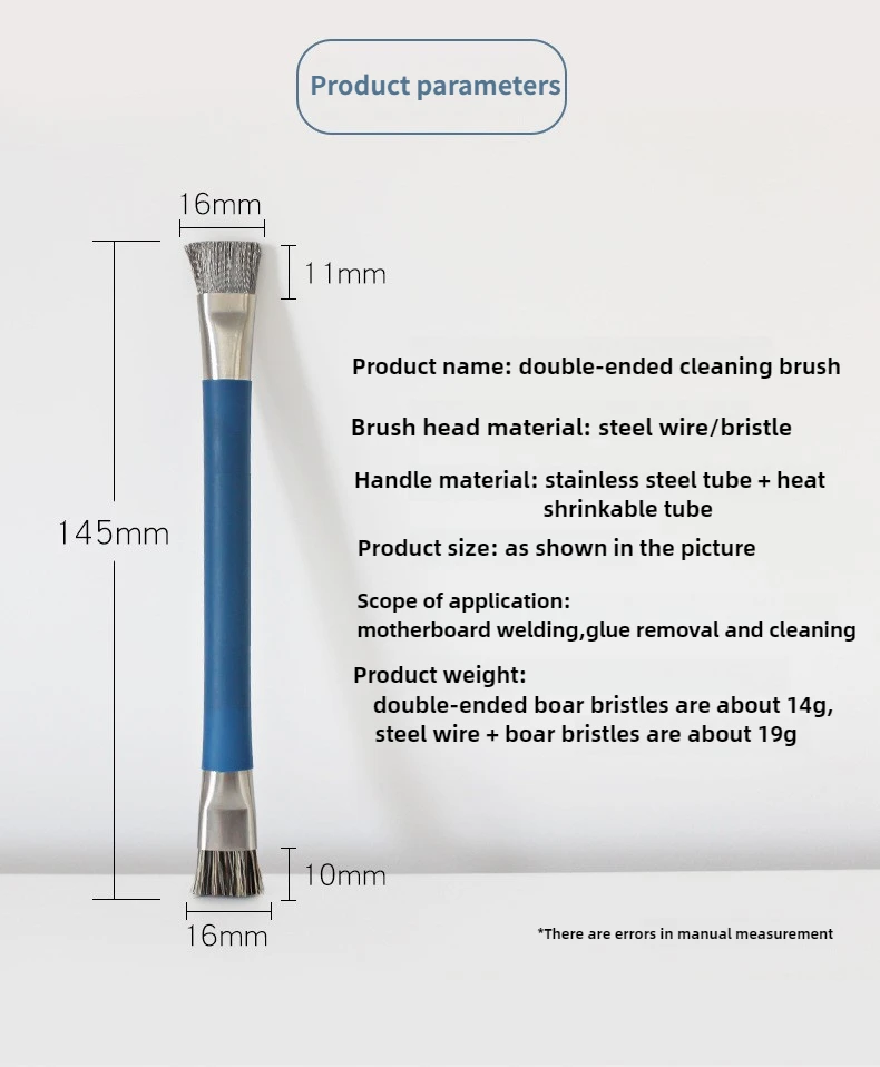 Anti-Static Dual head motherboard brush for Mobile Motherboard Repair IC Pad Har
