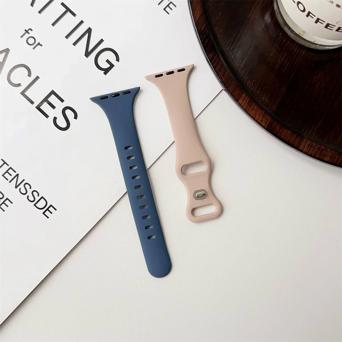 Thin Silicone Solid Color Strap Bracelet