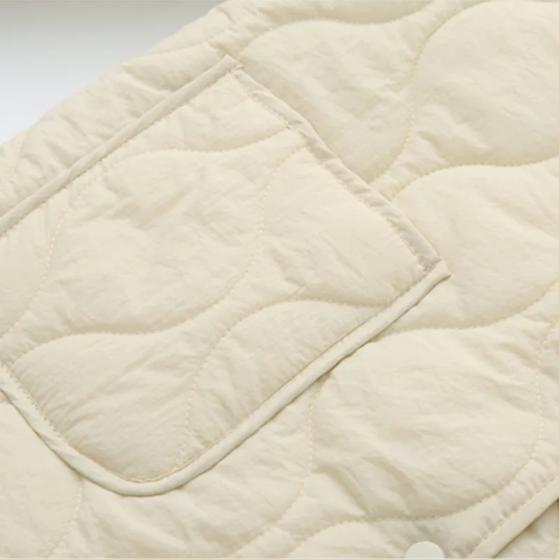 Fashion Plus Size Women Parka Autumn/Winter New Loose Round Neck Padded Jacket 1007