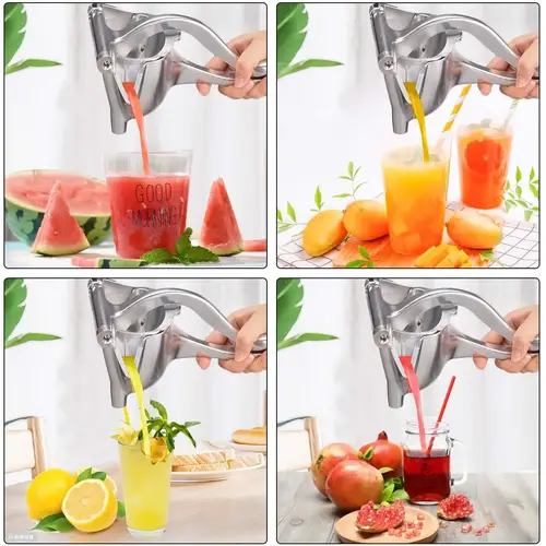 Manual Juice Squeezer Aluminum Alloy Hand Pressure Juicer Pomegranate Orange Lemon Sugar Cane Juice Kitchen Bar Fruit Tools Acce - Image 2
