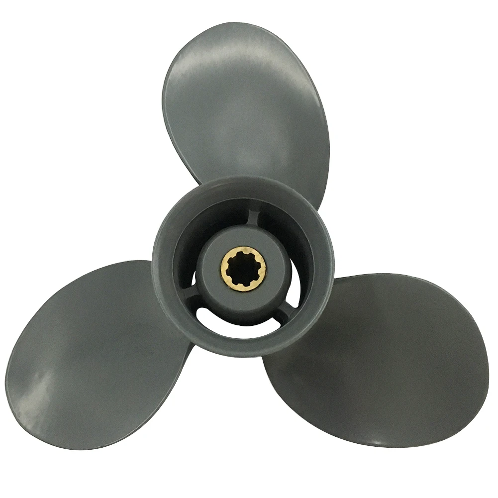9.25x12 Aluminum Boat Propeller For Honda Outboard 8-20HP Motors - 8 Tooth