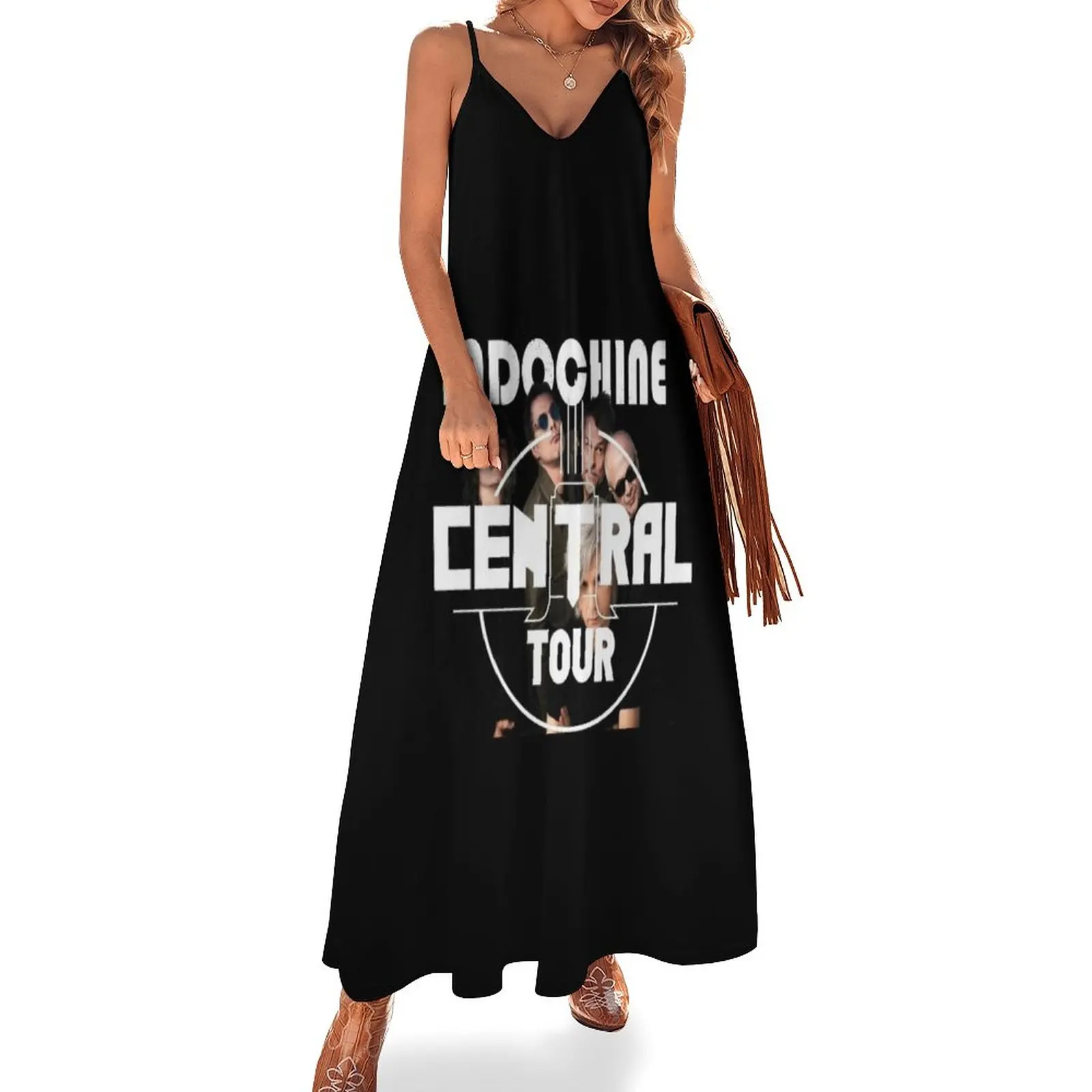 

New Indochine Central Tour Sleeveless Dress women's luxury party dress Woman clothes