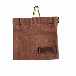 Hands-Free Dog Treat Pouch with Carabiner (BROWN)