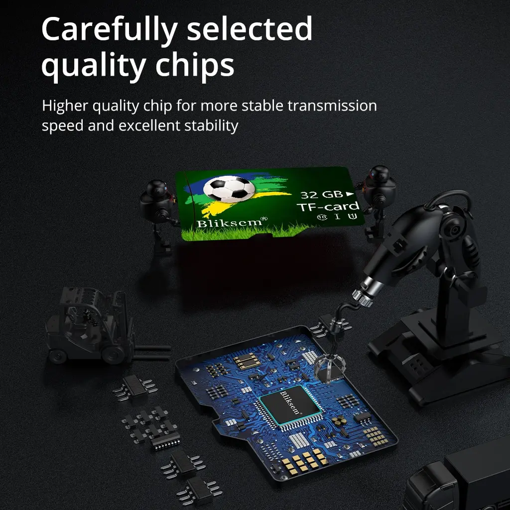 휴대폰용 Bliksem TFcard, 드론 감시 장비, 자동차 장비 메모리 카드, 미니 SD 카드, 32GB, 64GB, 128GB