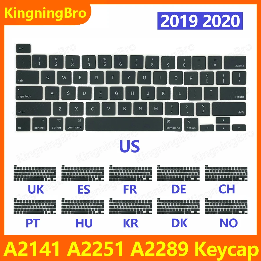 New Replacement Keyboard Keys Keycaps For Macbook Pro Retina 13" 16
