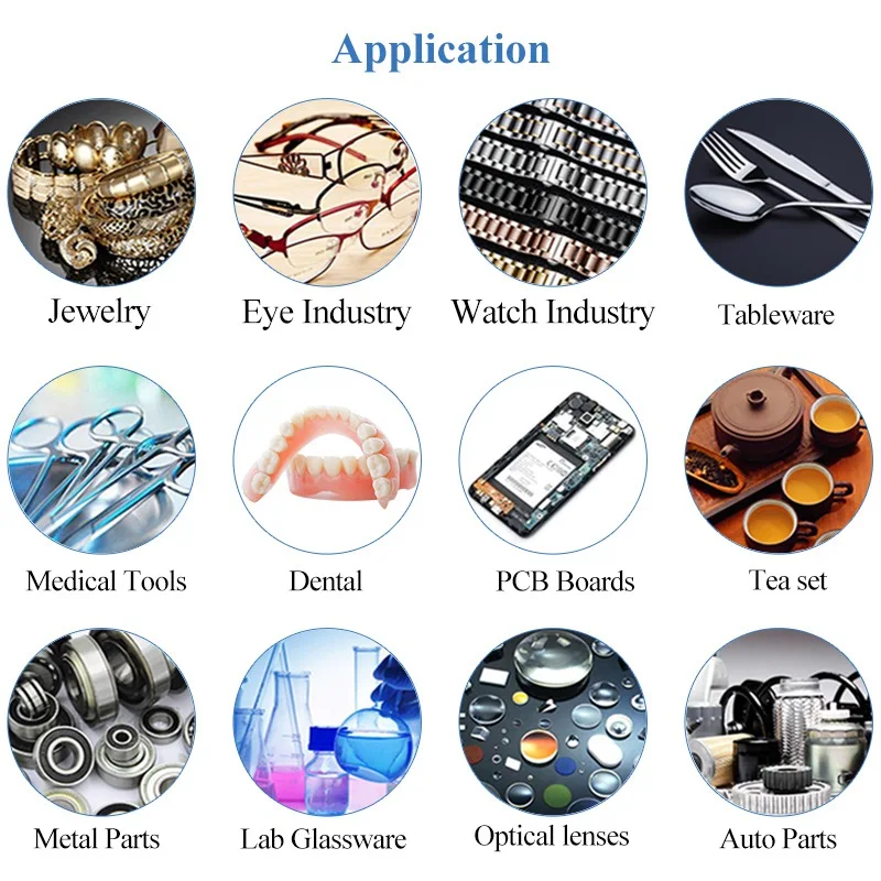 6.5L 180W Ultrasonic Cleaning Bath Timer Sound Wave Washer Machine for Jewelry Tableware Glasses Dish Watch Brush Dishwasher