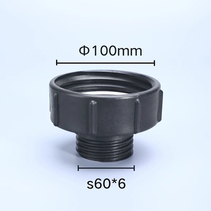 Raccordo Per Serbatoio IBC Filetto Grosso DN60 - Adattatore Con Uscita 25mm (1 Pollice) Per Tubo Da Giardino