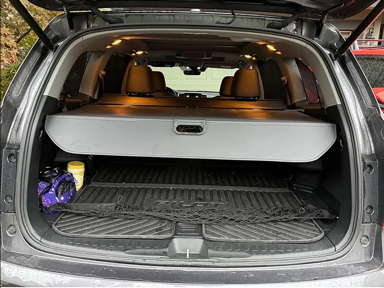 Rear Cargo Cover For Honda Pilot 2015 16 17 18 19 20 21 Privacy Trunk Screen Security Shield Shade Modification Parts