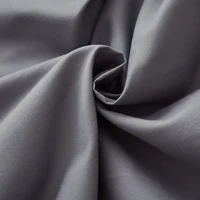 4pcs Solid Beding Set, Waterproof Fitted sheet & Bed Sheet & Pillowcases Soft, Queen, KIng, Full, Twin Size, White and Gray 4