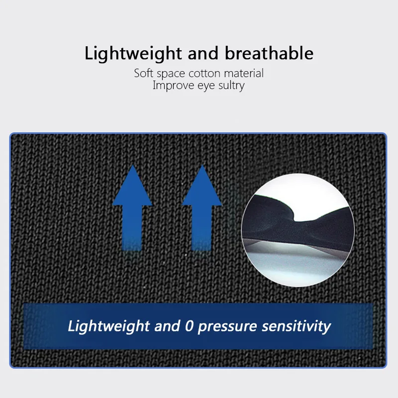 Luxurious 3D Contoured Sleep Mask - Ultimate Comfort & Light Blockout for Restful Sleep