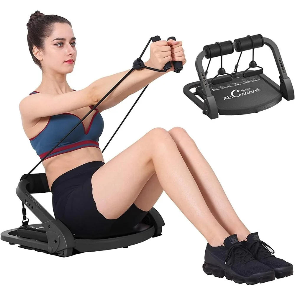 Foldable Ab Crunch Machine Automatic Rebound Abdominal Sit up Exercise Equipment for Home Gym Strength Training AliExpress