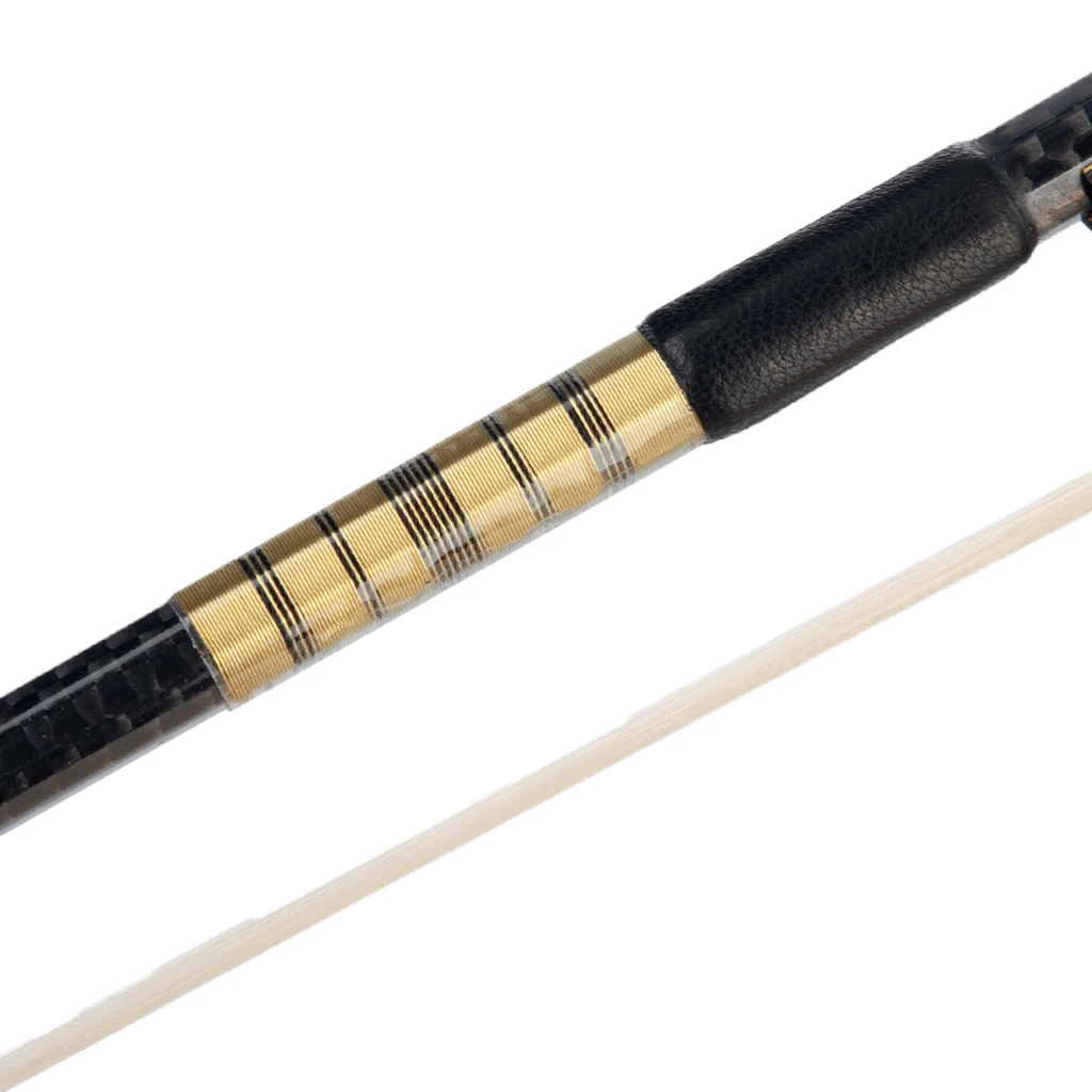 NAOMI Advanced 4/4 Size Violin Bow Carbon Fiber Violin/Fiddle Bow Grid Carbon Fiber Stick Brass Accessoires Durable Use