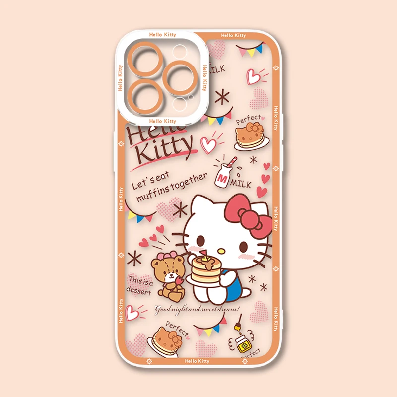 thumbnail image 1 of Funda suave Sanrio Hello Kitty para Samsung Galaxy S24 Ultra S23 S22 S21 Plus S20 FE S10 Note 20 10 Pro A14 A34 A54, 1 of 5