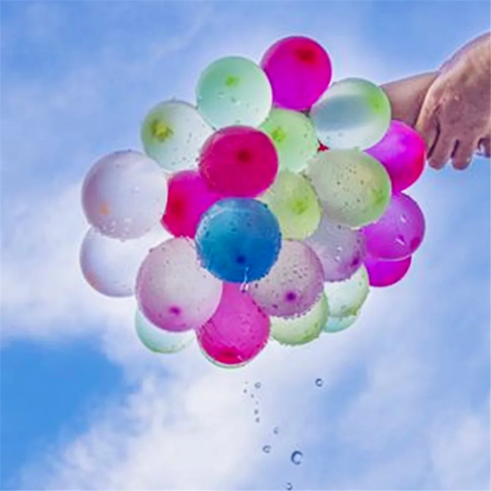 111pcs/bag Water Balloons Bunch Filled With Water Balloons Latex Balloon Toy Balloons Rapid Injection Summer Game Toy 5