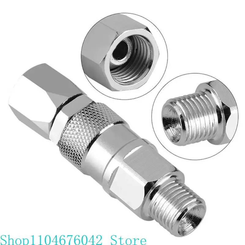 2pcs Flexible Sprayer Hose Connectors Adapter Convenient for Quick Attachment and Multiple Rotations in Painting Tasks