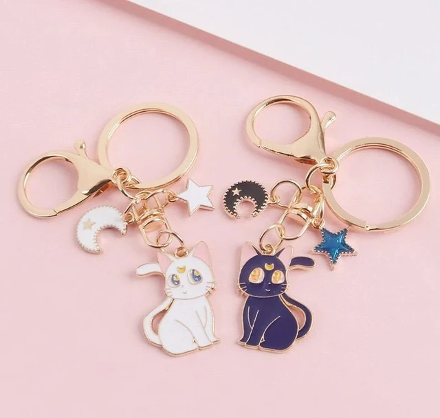 Pluto Sailor Moonsailor Moon Keychain - Tibetan Silver Animal Charm For  Pet Lovers