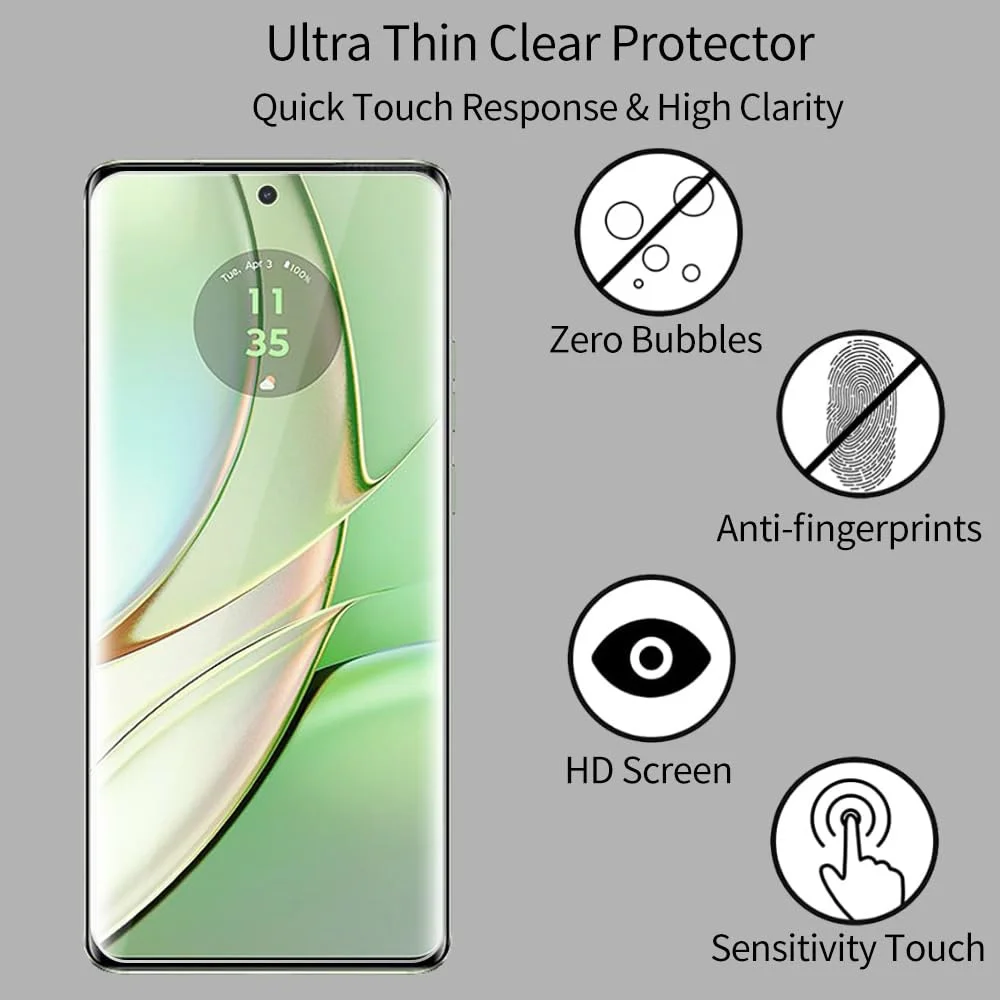Ultra Clear Hydrogel Screen Protector - 4 Pack for Enhanced Display Protection