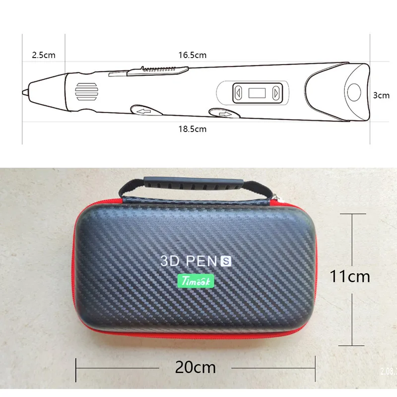3D Pen with 10/ 20 Colors Non-Repeat Filament PLA 1.75mm Free Drawing Pen Case Creative 3D Graffiti for Kids 3d printing pen,3d printing pen filament