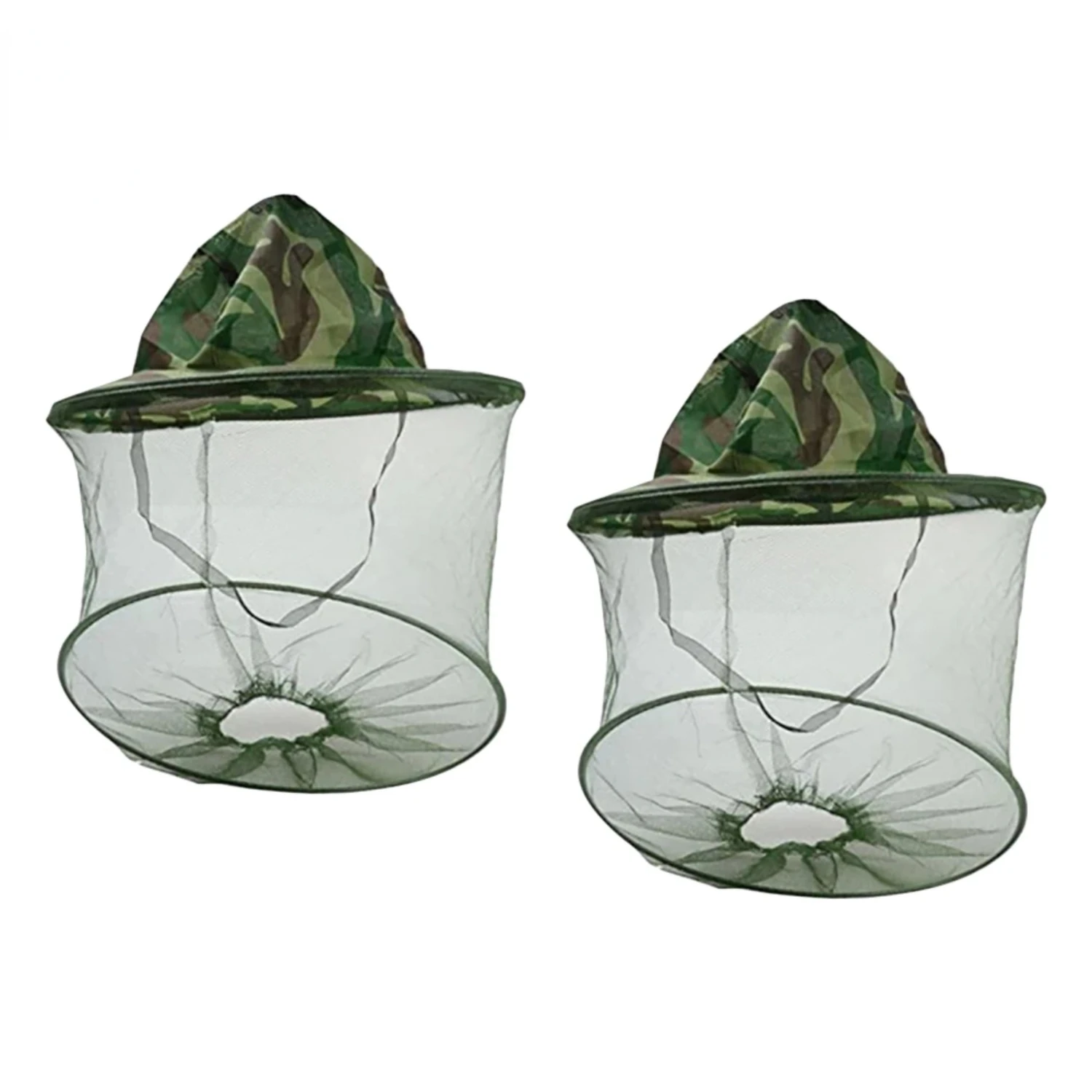 Camouflage Beekeeping Protective Bee Hat Insect Mosquito Net Mesh Face Fishing Hunting Outdoor Camping Fishing Face Mask Hat