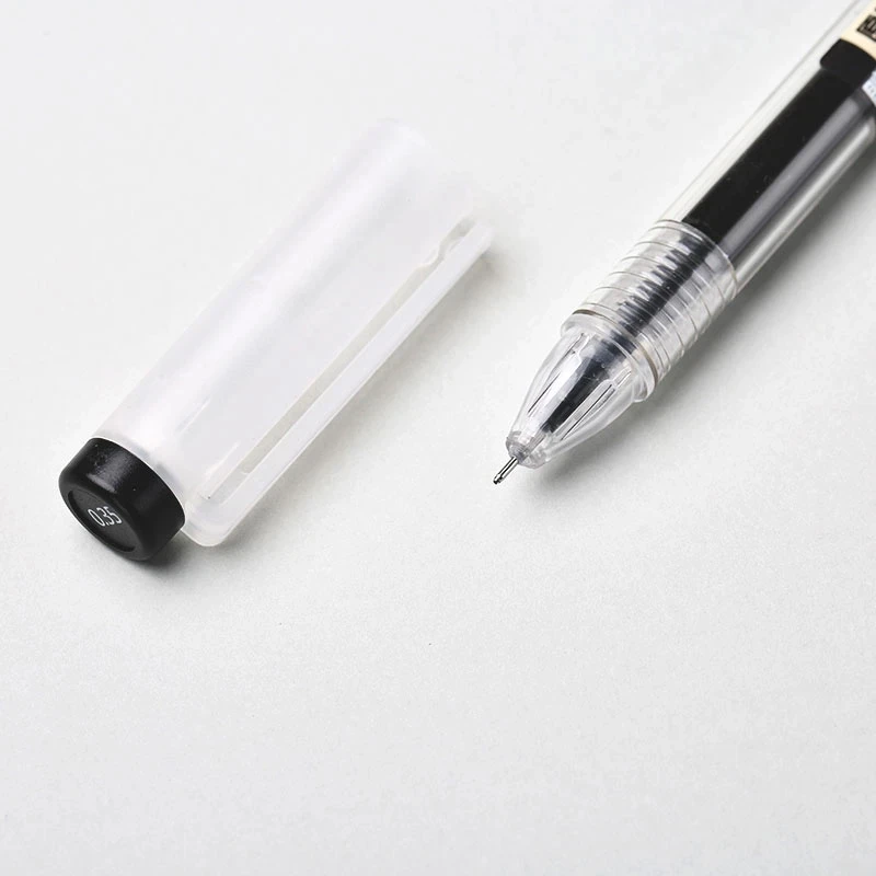 0.35mm Fine Gel Pen Blue/Black Ink Refills Rod for Handle Marker Pens School Gelpen Office Student Writing Drawing Stationery 6