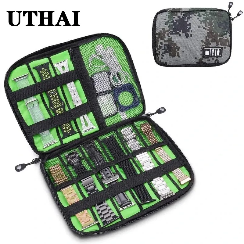 Watch Storage Box Data Cable Digital Bag Mobile Phone Accessories Headset Charger USB Hard Disk Case Portable Waterproof