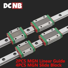 

Miniature Linear Rail Slide MGN7 MGN12 MGN15 MGN9 2PCS Linear Guide + 4PCS MGN9H MGN12H MGN15H Carriage for CNC Parts