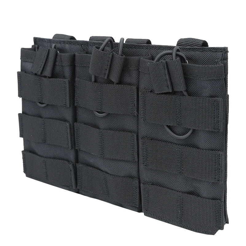 Open Top Single/Double/Triple Molle Magazine Pouch Tactical Pouch Paintball Airsoft Magazine Cartridge Bag Hunting Accessories