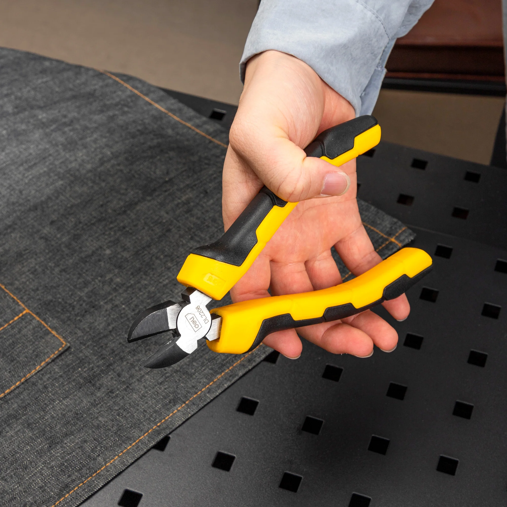 DeLi 범용 와이어 커터 대각선 플라이어, 압착 플라이어, 바늘 코 플라이어, 다기능 하드웨어 수공구