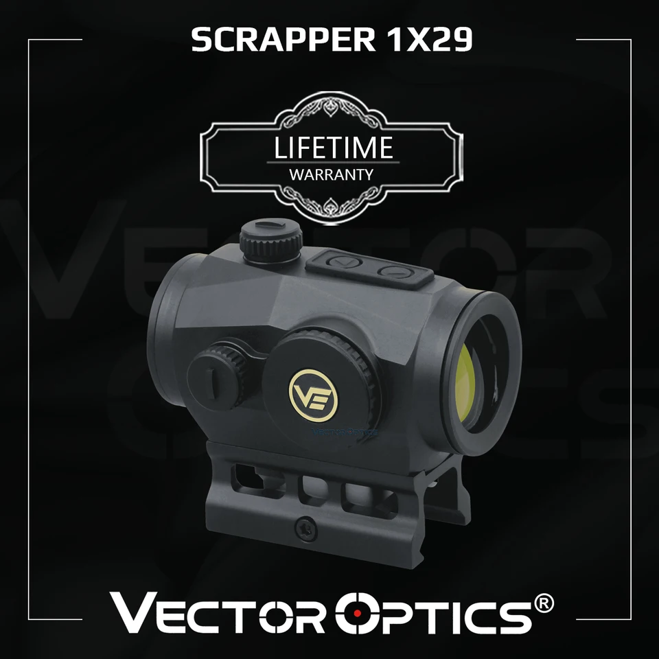 Vector Optics Scrapper 1x22/25/29 Red Dot Scope Sight With Motion