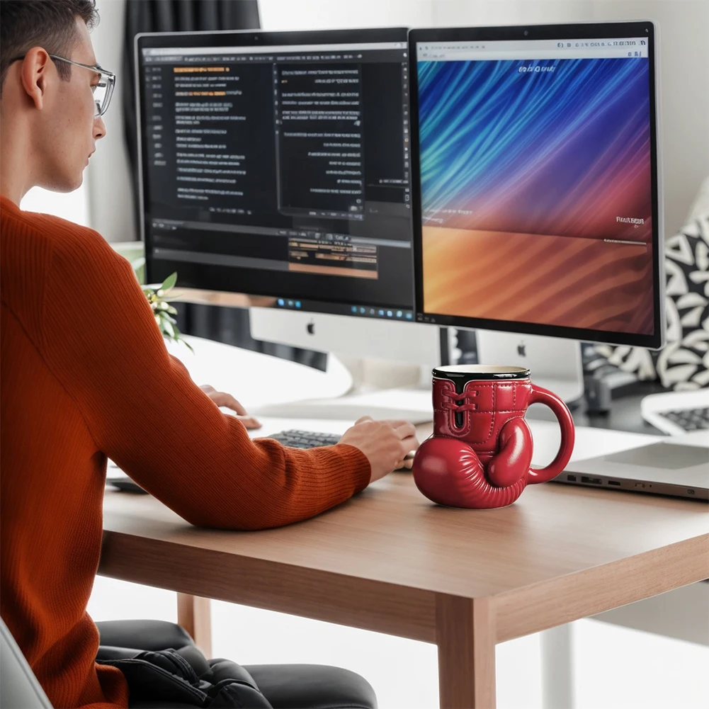 복싱 커피 머그컵 복싱 테마 티컵 스포츠 테마 머그컵 복싱 애호가를 위한 선물