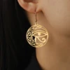 Amaxer The Eye of Horus Drop Earring For Women Stainless Steel Earring Ancient Egypt Jewelry Gift Wholesale 1